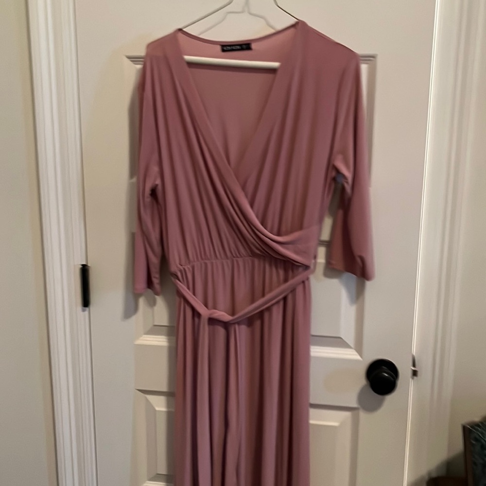 Floor length brides maid